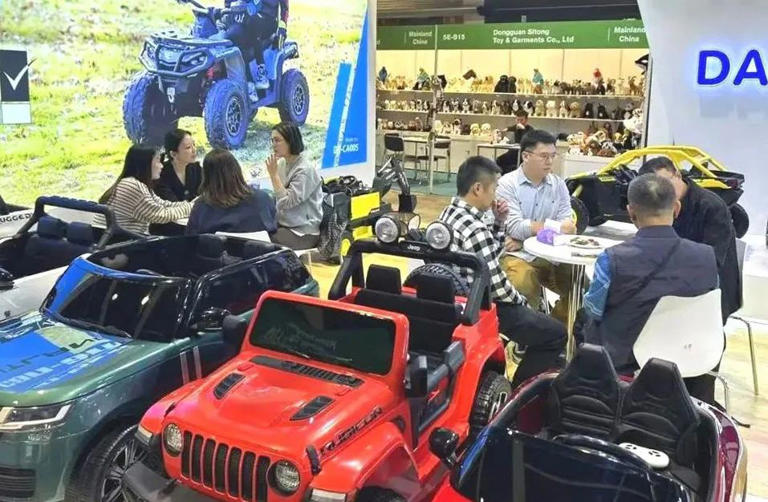 平湖童车集中亮相香港玩具展,意向成交金额1800多万美元